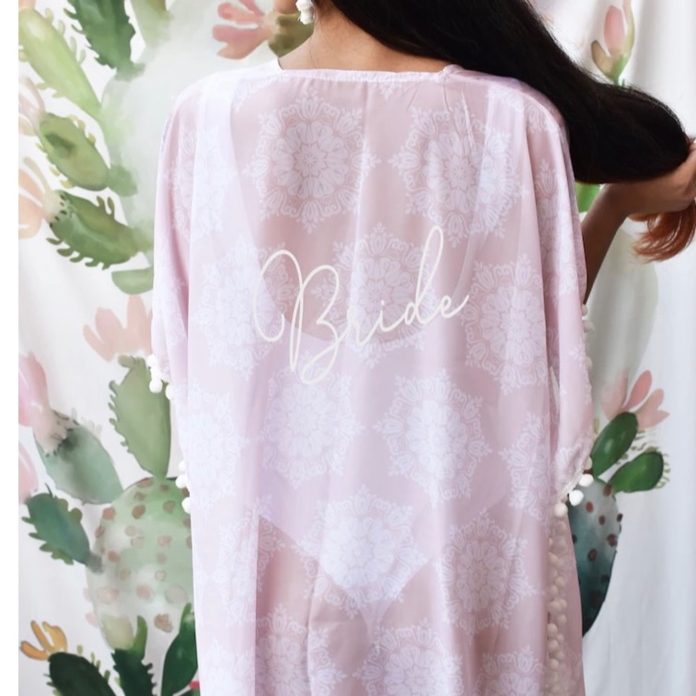 Bride swimsuit coverup